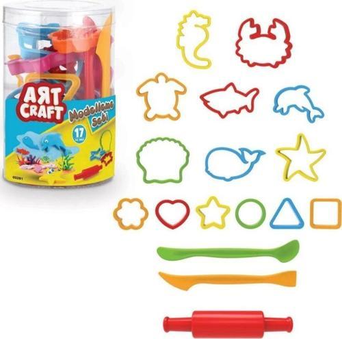 Çocuk 03291  Art Craft Modelleme Seti 17 Parça -Dede