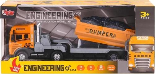 Çocuk KLX800-241-42-43-44 Işıklı Müzikli İnşaat Tırı 1:24 -Vardem Oyuncak