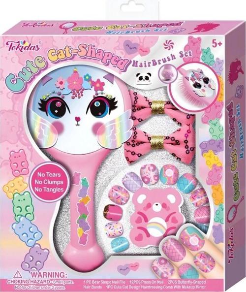 Çocuk Kedili Tarak ve Tırnak Seti - Sevimli ve Kullanışlı