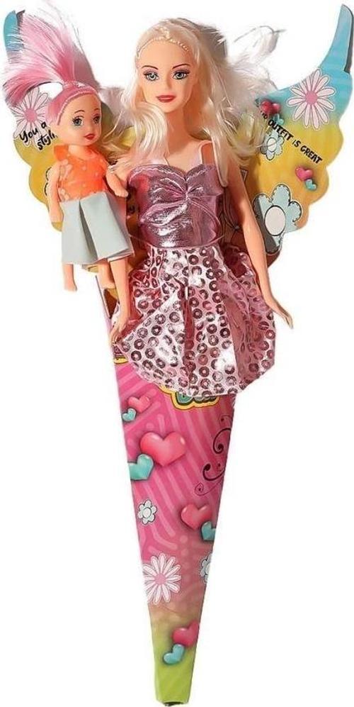 Çocuk 02286 Anlily Külahlı Yavrulu Bebek -Oydaş