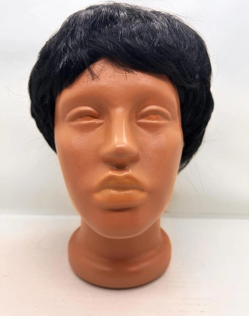 Siyah Renk Kısa Kesim İçi Astarlı Erkek Peruğu Çocuklar İçin Şık Tasarım