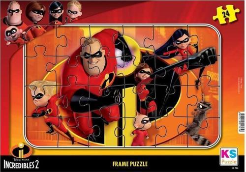 Çocuk INC 704 Incredibles 2 Frame Puzzle 24 Parça
