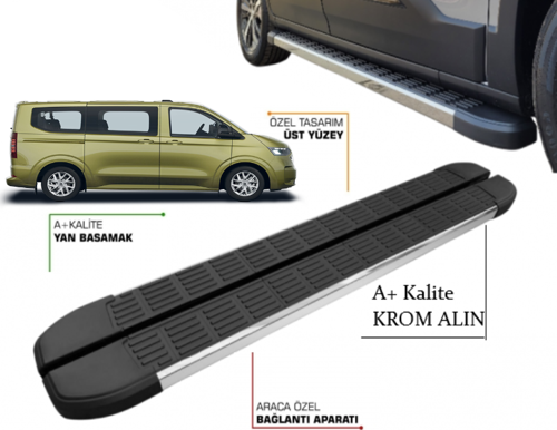 T7 CARAVELLE LİFE KISA ŞASE YAN BASAMAK 2025 2026 2027