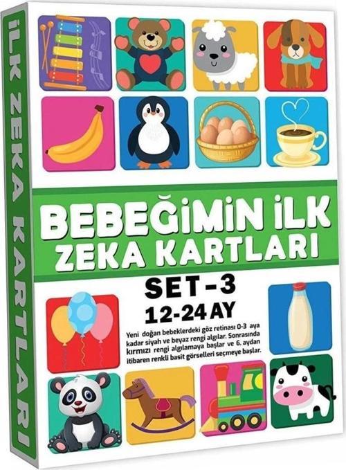 Çocuk 2212 Eğitici Kartlar 12-24 Ay Zeka Kartları  -Dıytoys