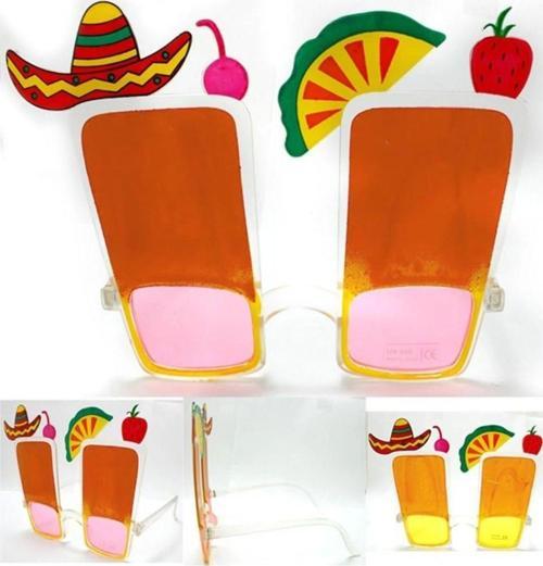 Sombrero Hawaii Fiesta Meyve Figürlü Yaza Merhaba Parti Gözlüğü