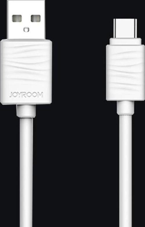JR-S118 Type-C USB Hızlı Şarj ve Data Kablosu 1m Beyaz