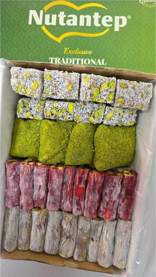 Bol Bol Antep Fıstıklı Özel Karışık Lokum - 1 KG