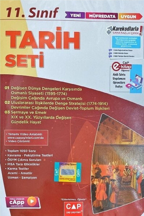 Yayınları 11. Sınıf Tarih Anadolu Seti Güncel+Dokunmatik Kalem