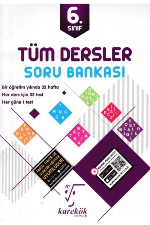 Karekök 6. Sınıf Tüm Dersler Soru Bankası (Yeni)