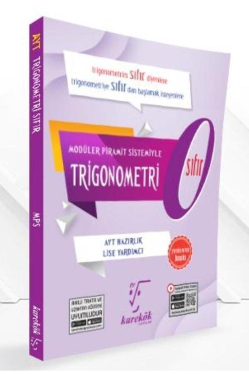 Karekök Yayınları Ayt Trigonometri Sıfır 2024 Yeni Kapak