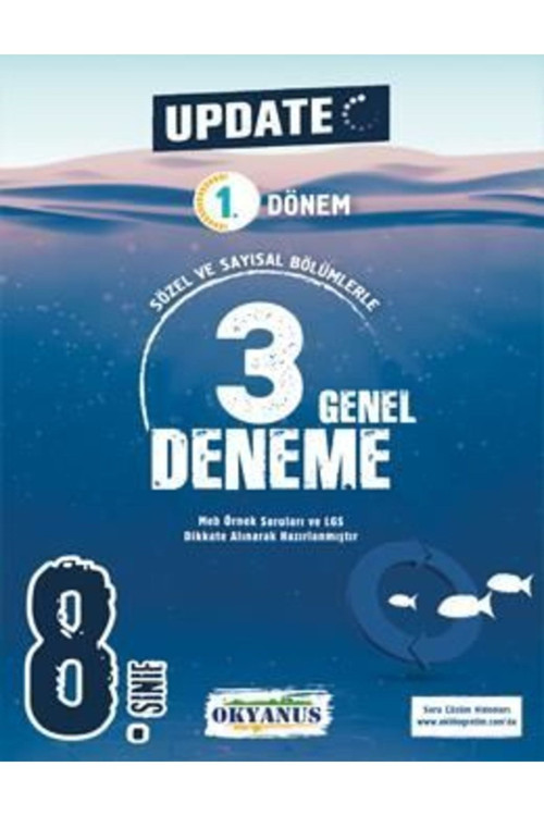 Okyanus 8.Sınıf Lgs Update 1.Dönem 3 Genel Deneme