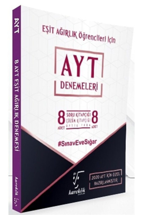 Ayt Eşit Ağırlık Özel 8 Li Paket Deneme