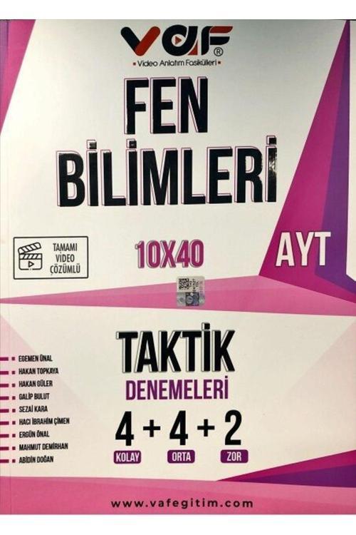 Vaf Ayt Fen Bilimleri Taktik Denemeleri