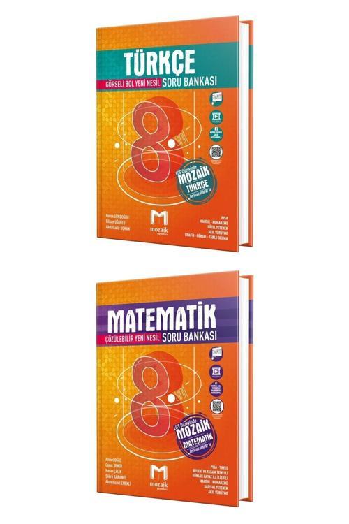 Mozaik 8. Sınıf Lgs Türkçe Matematik Soru Seti 2 Kitap Yeni 2023