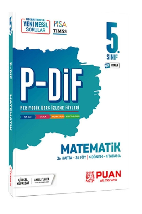 Puan 5. Sınıf Matematik Pdif Ders Izleme Föyleri