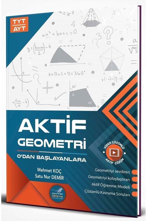 Paraf Yayınları Tyt Ayt Aktif Öğrenme Geometri 0 Dan Başlayanlara 2024-2025