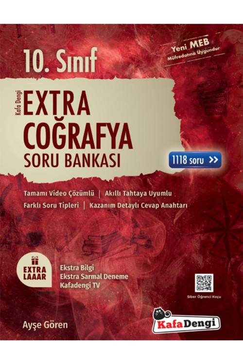 10. Sınıf Extra Coğrafya Soru Bankası / Ayşe Gören / Kafa Dengi Yayınları / 9786052217818