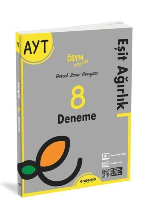 Yks Ayt Eşit Ağırlık 8 Deneme Endemik Yayınları