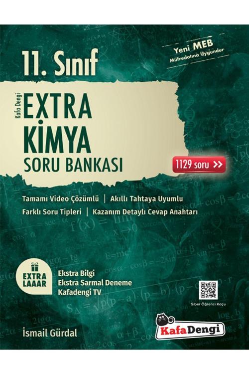 Kafa Dengi 11. Sınıf Extra Kimya Soru Bankası (Tümü Video Çözümlü)