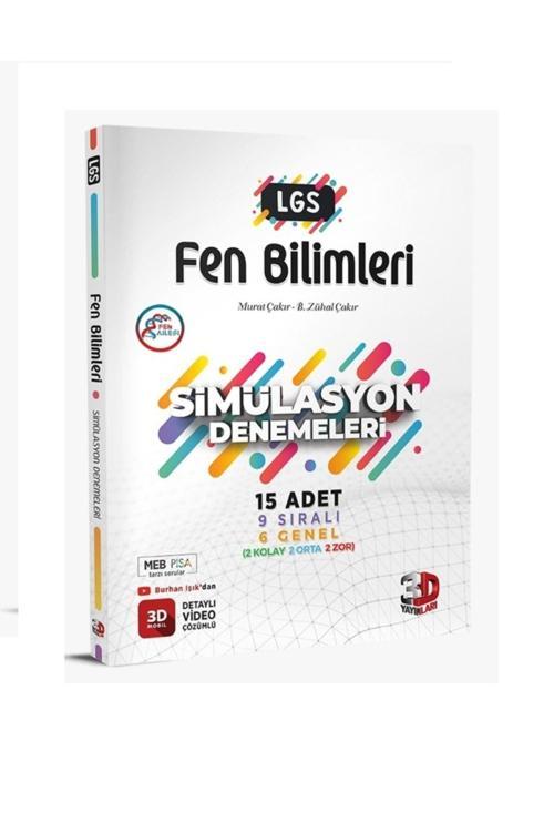 2024 Lgs 3D Simülasyon Fen Bilimleri Denemeleri Ayraç Hediyeli Süper Fiyat