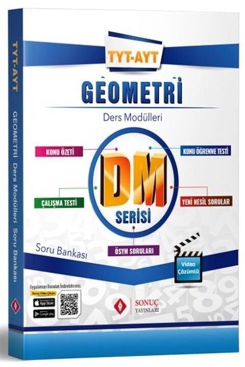 Sonuç Yayınları Video Çözümlü Dm Serisi Tyt - Ayt Geometri Soru Bankası