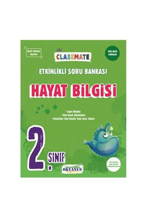 2 Sınıf Classmate Hayat Bilgisi Soru Bankası Okyanus Yay