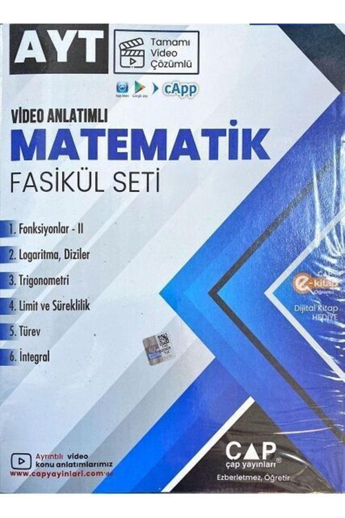 Çap Yayınları Yks Ayt Matematik Seti Video Çözümlü Çap Yayınları