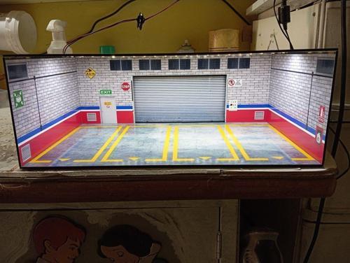 1.24 ölçek diecast stand
