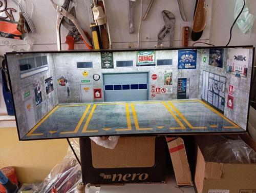 1.24 Ölçek Maket Diorama Garaj