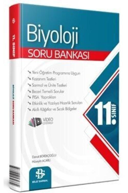 11. Sınıf Biyoloji Soru Bankası Bilgi Sarmal Lise (Kitapdükkanım'A Özel Güncel Baskı)