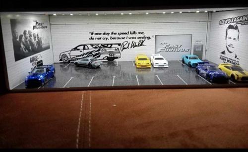 Hotwheels uyumlu 1.64 ölçek maket garaj