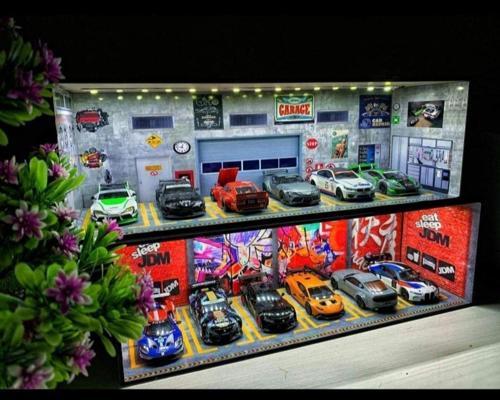 Hotwheels Uyumlu Diorama Garaj