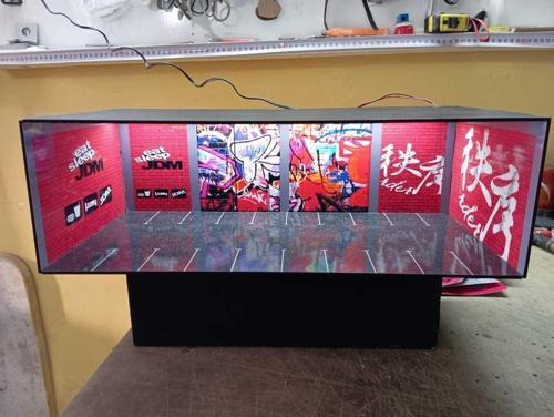 Hotwheels ve 1.64 araçlar için diorama maket
