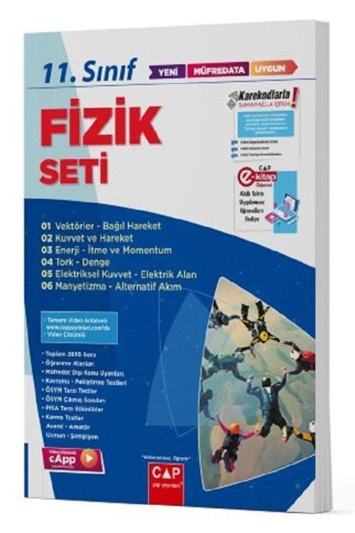 Çap Yayınları 11. Sınıf Anadolu Lisesi Fizik Seti
