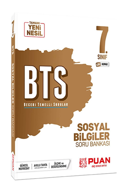 Puan 7. Sınıf Sosyal Bilgiler Bts Beceri Temelli Soru Bankası