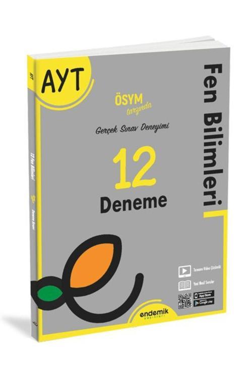 Endemik Ayt Fen Bilimleri 12 Deneme Sınavı