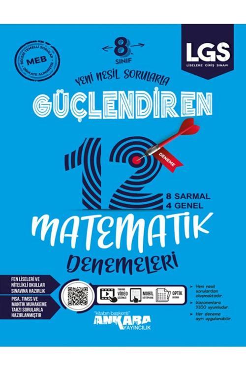 8.Sınıf Ankara Güçlendiren 12'Li Matematik 8 Sarmal 4 Genel Denemeleri - Yeni Nesil - Video Çözümlü