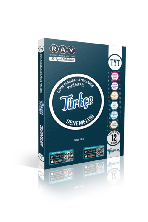 Toprak Yayıncılık Tyt Türkçe 12 Deneme Ray 2022 Model