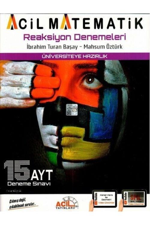 Ayt Acil Matematik Reaksiyon Denemeleri Acil Yayınları