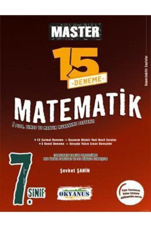 Okyanus Yayıncılık 7. Sınıf Master Matematik 15'Li Deneme