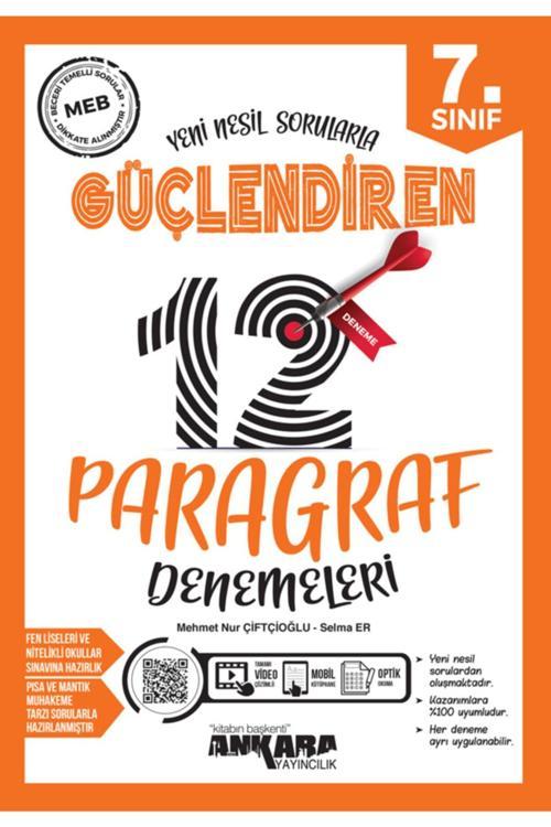 Ankara 7.Sınıf Paragraf 12 Güçlendiren Deneme