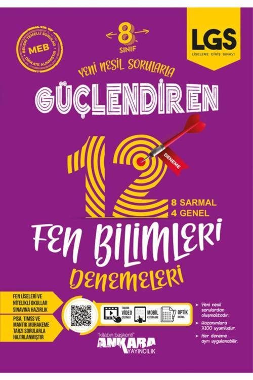 8. Sınıf Lgs Fen Bilimleri Güçlendiren 12 Deneme Yeni 2021