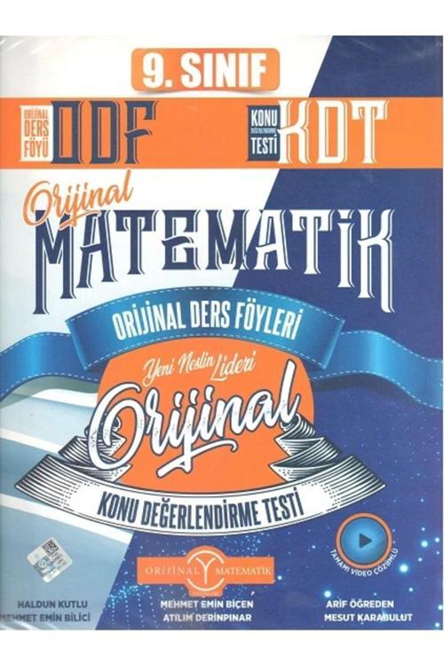 2025 Baskı Orijinal 9. Sınıf Matematik Odf Kdt Seti