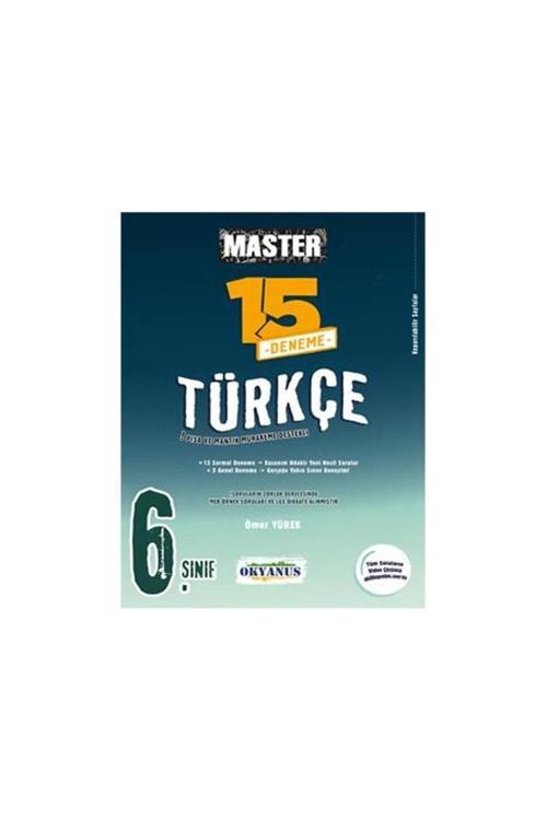 Okyanus 6. Sınıf Master Türkçe 15 Deneme