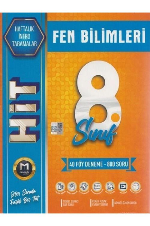 2023 Mozaık 8. Sınıf Fen Bilimleri Intro Hıt 40 Föy Deneme - 800 Soru