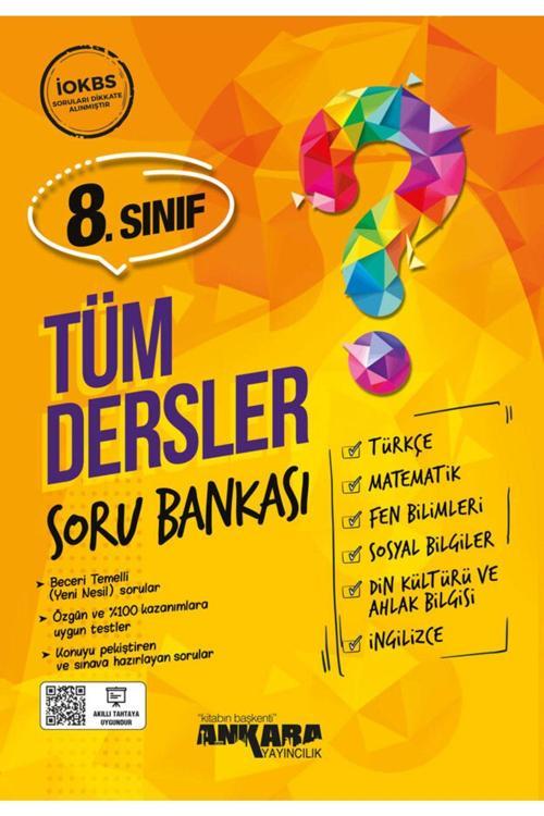 8. Sınıf Tüm Dersler Soru Bankası Ankara Yayınları