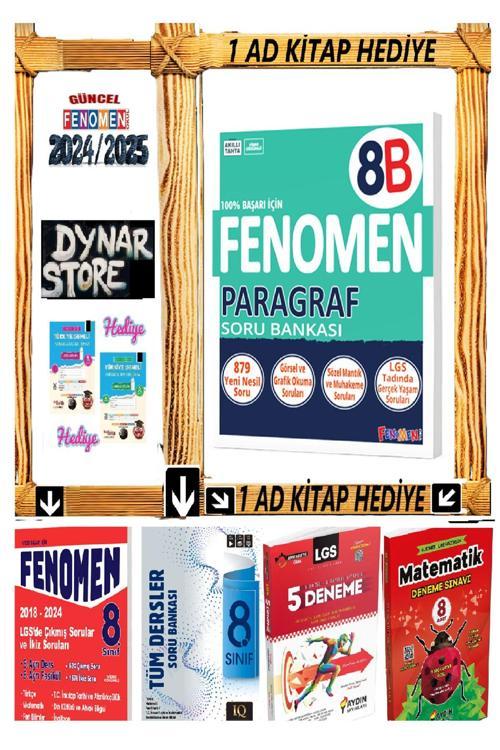 Fenomen 8. Sınıf Lgs Paragraf Soru Bankası Ileri Seviye 2025