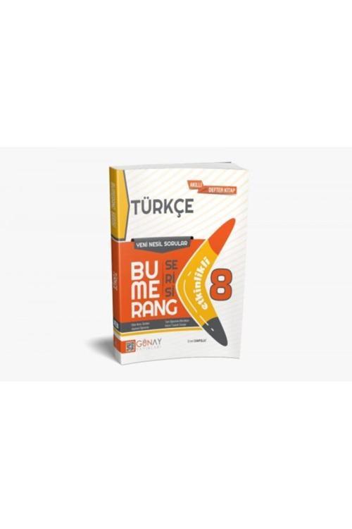 Günay - 8. Sınıf Türkçe Etkinlikli Bumerang Serisi
