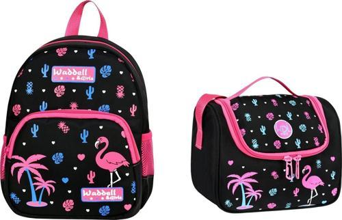 Flamingo Desenli Anaokulu Sırt Çantası SETİ 
