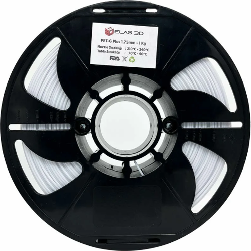 Elas PETG Plus Filament Beyaz 1.75mm 1Kg